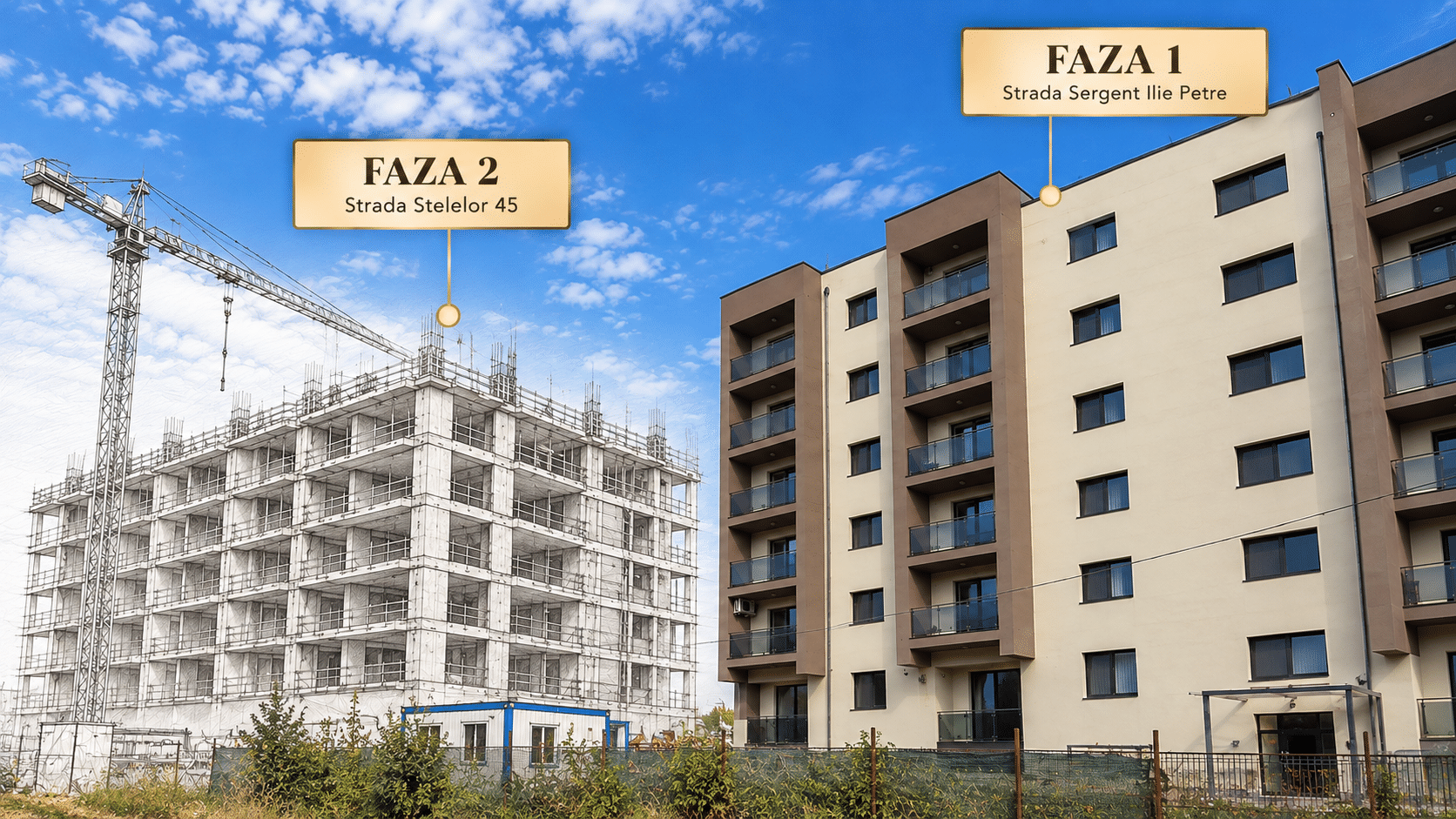 Stelelor 45, apartamente noi în Chiajna